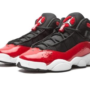 Air Jordan 6 Rings Fitness Shoes  Youth 5 Kids Shoes Sneaker woman 6.5